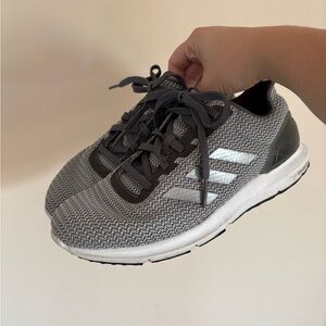 Adidas Black and Gray Athletic Sneakers